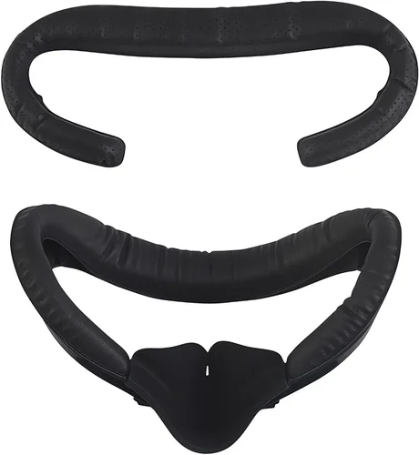 Vista 3 de Vr Face Pad Replacement for vr Oculus Quest 2 Fitness Facial Interface Bracket with Comfortable Leather Foam Face Pad Replacement, Lens Cover, Nose