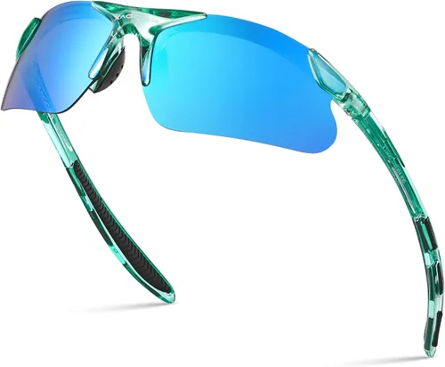 Vista 7 de Gafas de sol deportivas polarizadas para niños y niñas, gafas de béisbol y sóftbol, montura TR90