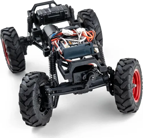 Vista 5 de BEEZRC FMS RC Crwaler Escala 1/24 FCX24 Power Wagon RTR 4WD 2.4GHz 3CH Todoterreno Modelo de Coche RC Vehículo Hobby Grade Coche de Control Remoto