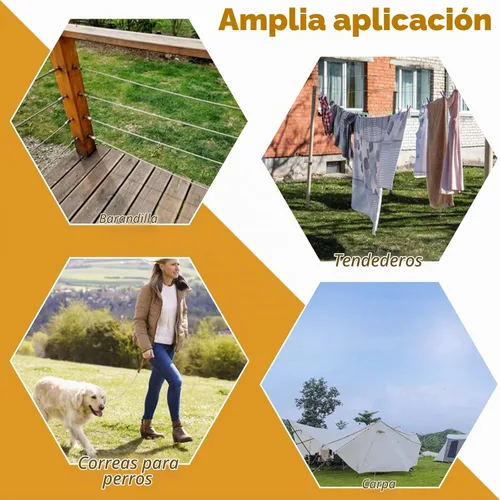 Vista 7 de 100 fundas de bucle de crimpado de 1/8 pulgadas, 50 dedales
