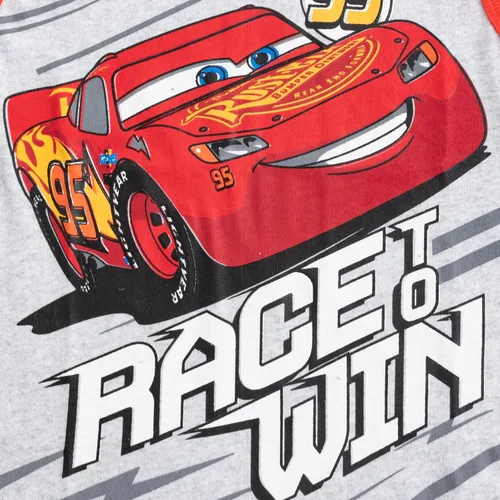 Vista 5 de Disney Cars Lightning McQueen - Camisetas sin mangas para niños pequeños y pequeños (2 unidades)