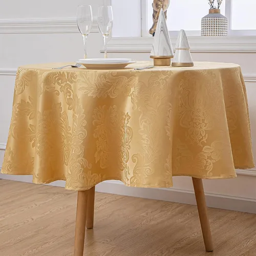 Vista 2 de Mantel rectangular de lino para cocina y comedor, impermeable, resistente a las manchas, lavable, de poliéster, diseño de granja, mantel de tela