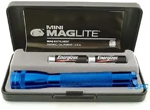 Vista 3 de Mag Instrument, Inc. - Funda de linterna AA azul SM2A11H "Mini-Maglite" de aluminio