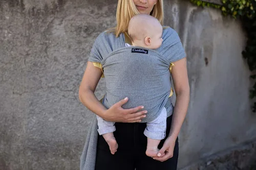Vista 4 de Cuddlebug Paquete de mantas de muselina para bebé en color gris