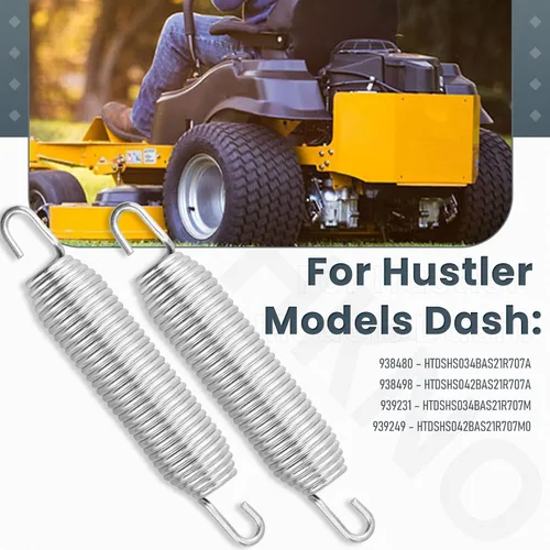 Vista 7 de AMTHKNO 607616 1 x 6.75 - Muelle tensor de tensión compatible con cortacésped Hustler Raptor Fastrak/Zero Giro, Reemplazar el modelo 607616, 122388