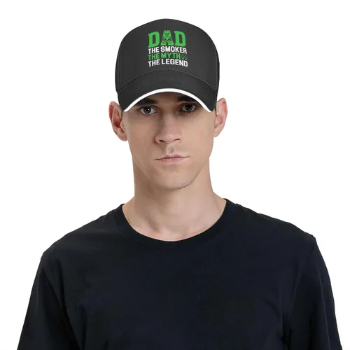 Vista 4 de Dad The Smoker The Myth The Legend Baseball Cap for Men Women Adjustable Funny Dad Hat