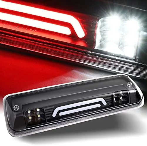 Vista 2 de Repuesto para Ford F150 F-150 2004 - 2008 / 2004 - 2008 Ford Lobo / Lincoln Mark LT rojo/blanco LED humo lente alta montaje tercera luz de freno