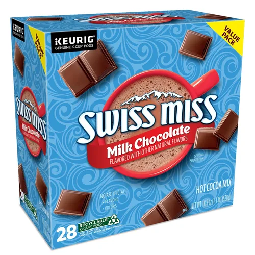 Vista 12 de Swiss Miss Cápsulas K Cup Keurig de Chocolate Caliente con Leche Monodosis, 28