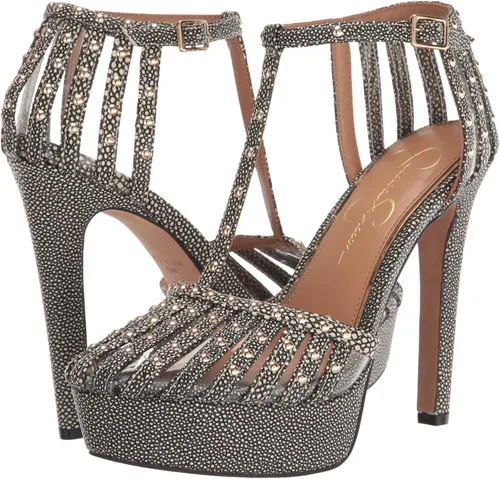 Vista 7 de Jessica Simpson Bomba de plataforma Bakir con correa en T para mujer