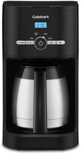 Vista 6 de Cafetera programable clásica de 12 tazas Cuisinart, color negro, DCC-1120BKNAS