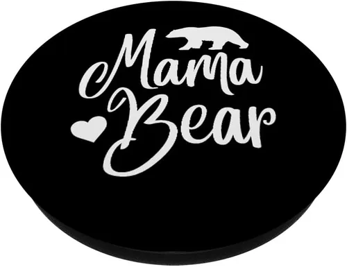 Vista 2 de Mama Bear Pop Socket Regalo y Soporte de teléfono Pomo – PopSockets Grip y soporte para teléfonos y tabletas