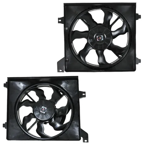 Vista 101 de Conjunto de ventilador de refrigeración de radiador TRQ Compatible con Ford Escape 2020-2022 FO3115228