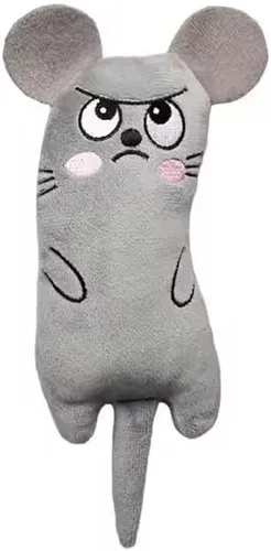 Vista 2 de Whiskers & Nibbles - Ratones interactivos de felpa para gatos y gatitos, juguete duradero para gatos y gatitos, juguete realista para gatos y gatos