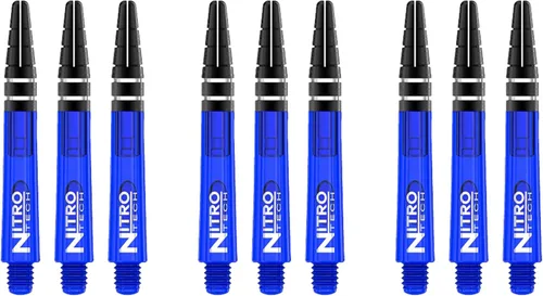 Vista 7 de RED DRAGON Nitrotech Dart Shafts - Transparent Polymer Stems with Flight Locking System for Secure Flight Retention - Available in Short