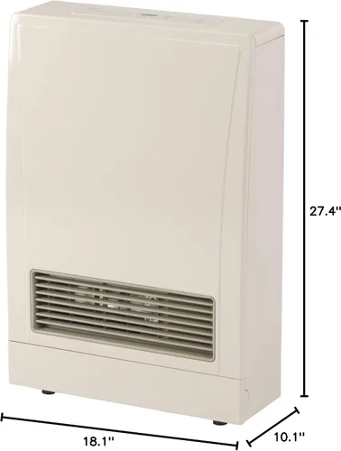 Vista 2 de Rinnai EX08DTN Horno de pared con ventilación directa, Calentador de gas natural para interiores, Calentador de espacio eficiente energéticamente