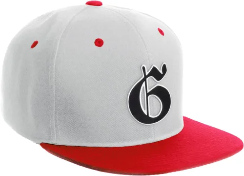 Vista 1320 de Daxton Gorra clásica con visera de billete plano con letras del alfabeto inglés antiguo de la A a la Z