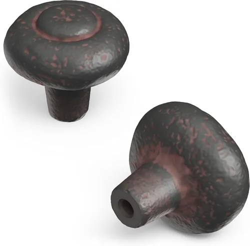 Vista 12 de Hickory Hardware - Paquete de 1 manija para alacena de núcleo sólido, pomos de lujo para gabinete y cómoda, tiradores para puertas y cajones, 1-1/2