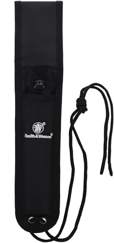 Vista 3 de Smith & Wesson, Search & Rescue CKSUR1, cuchillo de hoja fija con clip de búsqueda y agarre de hule