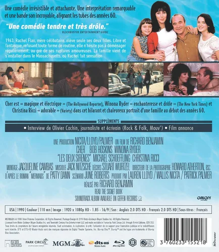 Vista 2 de Mermaids (1990) Blu-Ray, Reg.ABC Import - France