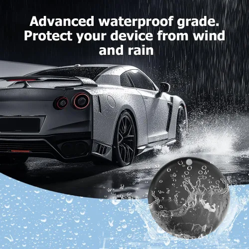 Vista 3 de Undetectable GPS Tracker for Vehicles Work with Built-in APP (Compatible with Android Device),Mini Car Tracker Tag With Magnet Global