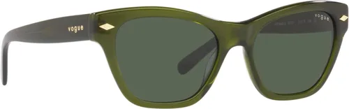 Vista 13 de Vogue Eyewear Woman Sunglasses Opal Green Frame, Dark Green Lenses, 51MM