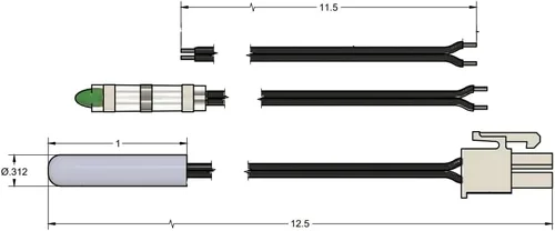Vista 9 de Wholesale Sensors Termistor de refrigerador de repuesto Whirlpool 2188819 garantía de 12 meses