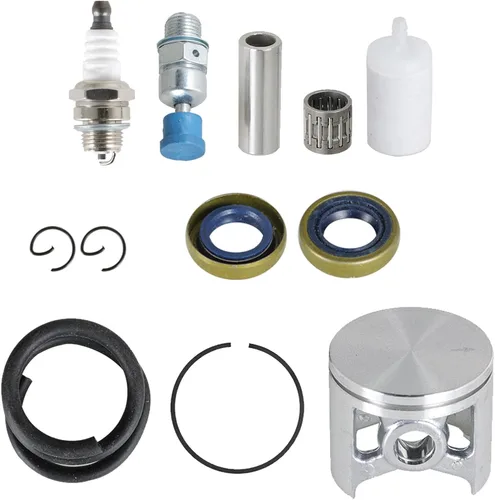 Vista 7 de 503541172 Kit de pistón de cilindro de 1.890 in de repuesto para motosierra 261 262 262XP 262XPH 503907971 503541171 con filtro de combustible