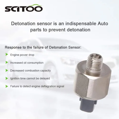 Vista 2 de SCITOO Knock Sensor 89615-12090 Sensor de detonación de encendido apto para Toyota para Avalon para Camry para Celica para Highlander para Sienna