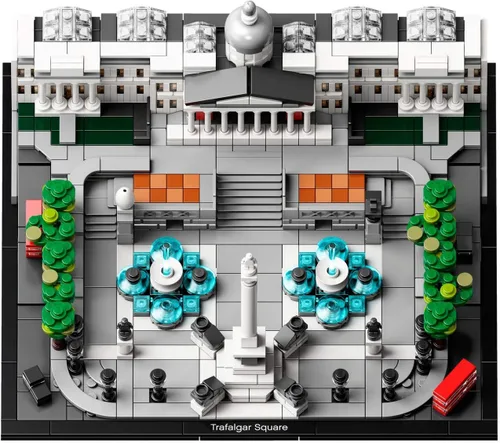 Vista 2 de LEGO Architecture 21045 Kit de construcción del edificio de la plaza Trafalgar (1197 piezas)