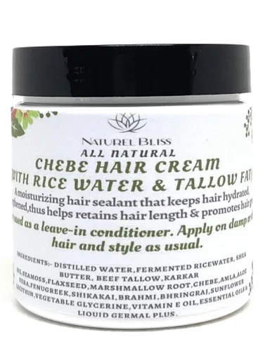 Vista 4 de Croton Zambesicus Crema para el crecimiento del cabello, acondicionador sin enjuague, con agua de arroz fermentada y sebo, aloe vera, musgo marino