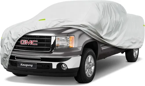 Vista 55 de Kaugung - Cubierta impermeable para camioneta, 7 capas resistentes, ajuste completo para Mitsubishi Raider 2006-2010, para todo clima, protección
