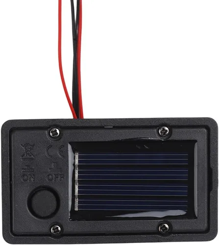 Vista 8 de Minhe Linterna solar de repuesto con bombillas LED y paneles solares, paquete de 2, adecuado para uso en exteriores con características