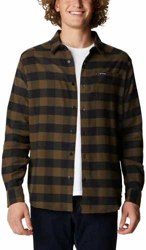 Vista 41 de Columbia Men's Cornell Woods Flannel Long Sleeve Shirt Negro