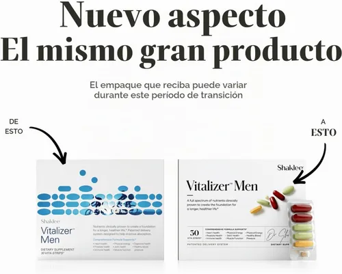 Vista 2 de Shaklee Vitalizer Hombres (30 Días)