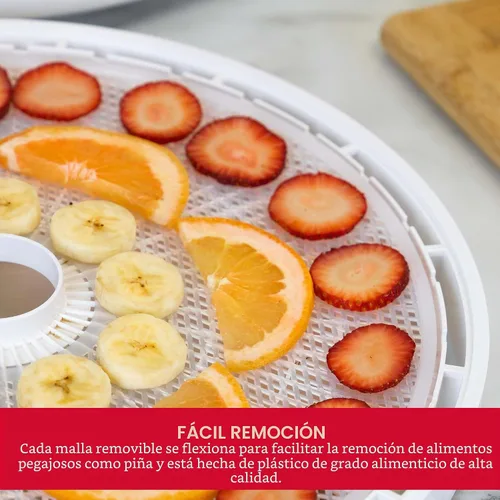 Vista 5 de Nesco LM-2-6 Clean-A-Screen Tray for Dehydrators FD-28JX/FD-37/FD-60/FD-61/FD-61WHC/FD-75A and FD-75PR, Set of 2