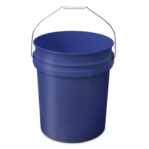 Vista 9 de EconoHome Contenedor de cubo negro de 5 galones sin tapa, asas de metal con agarre de plástico para un fácil transporte, fácil de apilar