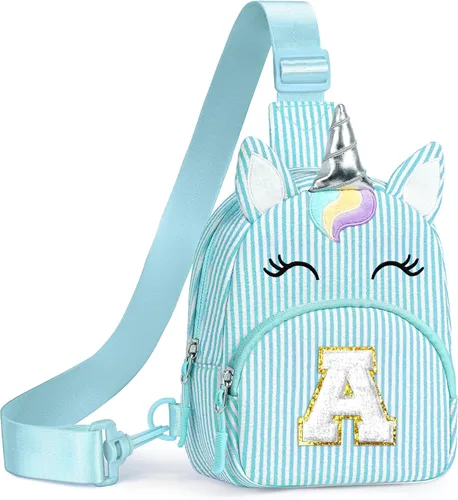 Vista 54 de YOOLIFE Regalos de cumpleaños para niñas y niños, bolsa de unicornio, Azul