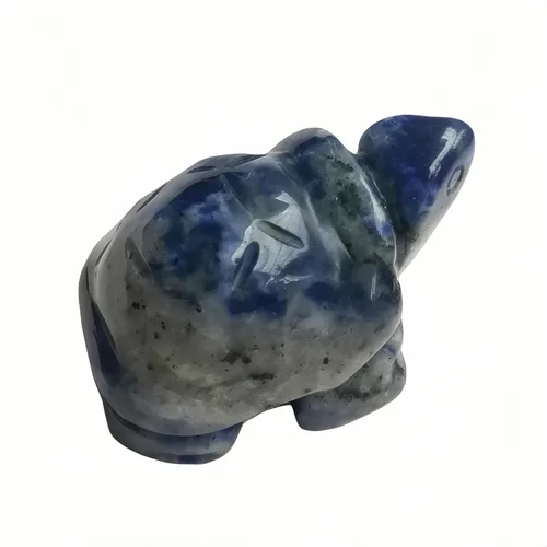 Vista 6 de Estatuas de animales talladas a mano de tortuga de sangre africana natural, coleccionables, cristales de 1.5 pulgadas y escultura de piedras