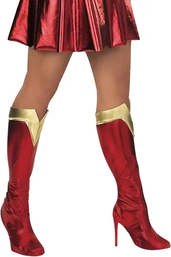 Vista 3 de DC Comics Secret Wishes - Disfraz de Supergirl para adulto Azul /Rojo