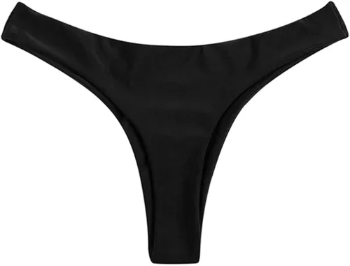 Vista 4 de SherryDC Braguita de bikini sexy para mujer corte brasileño talle bajo pierna alta