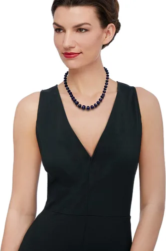Vista 2 de Ross-Simons Sapphire Bead Necklace With 14kt Yellow Gold