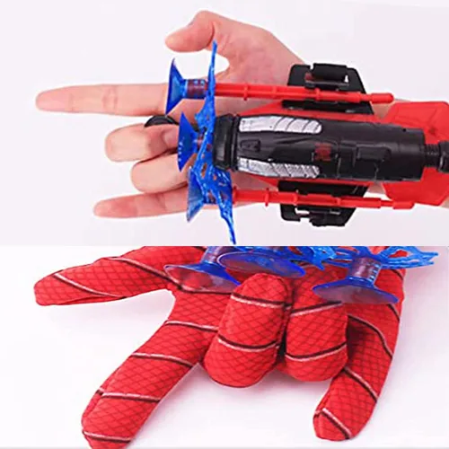 Vista 8 de Juego de tirador de arañas, juguete de tirador de arañas PP, juguete de lanzador de araña duradero, juego de disparo al objetivo con gran regalo