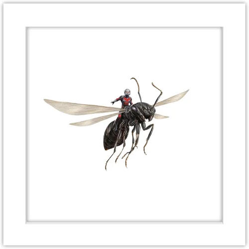Vista 11 de Trends International Gallery Pops Marvel Comics Avengers - Póster de pared de Ant-Man, 12 x 12 pulgadas, versión enmarcada en negro