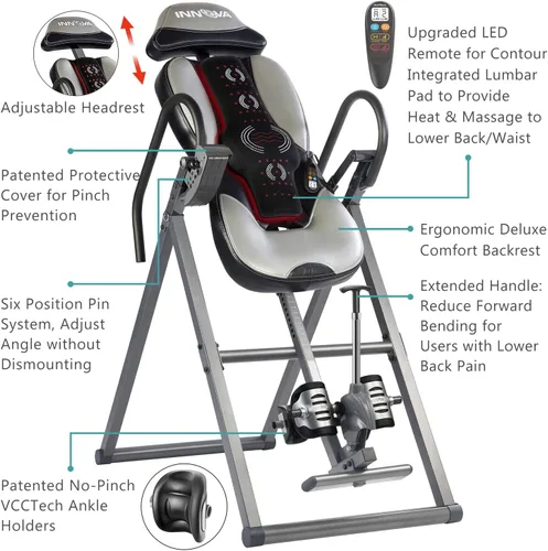 Vista 2 de Innova Advanced Heat and Massage Inversion Table