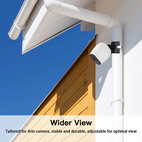 Vista 4 de Soporte de cámara exterior para Arlo Pro 5S/Pro 3/Ultra 2/Essential XL, para eufyCam 2C/2C Pro y más cámara roscada de 1/4 pulgadas sin montaje