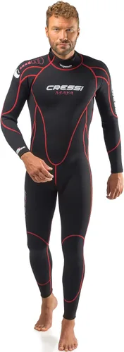 Vista 8 de Cressi Traje de buceo completo para hombre y mujer de 0.098 in en neopreno de alta elasticidad premium - Maya: diseñado en Italia
