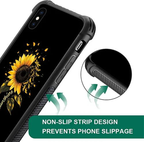 Vista 99 de Funda compatible con iPhone XR, diseño de elefantes africanos para niñas, diseño de patrón a prueba de golpes, antiarañazos, carcasa trasera