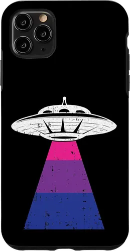 Vista 4 de iPhone 12 mini Alien Secuestro Orgullo Bisexual LGBT-Q Gaylien UFO Orgulloso Bi Case