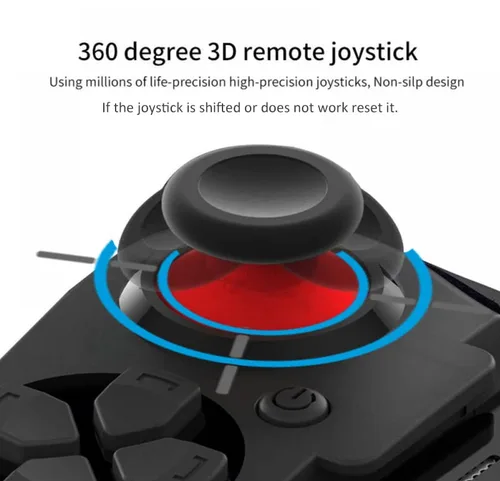 Vista 6 de Joso Mobile Game Controller for iPhone, Android, PC, Steam, Direct Play, 15 Hours Playtime, Phone Controller Gamepad Joystick for iPhone 14 13 12
