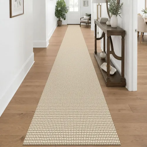 Vista 186 de KOZYFLY - Tapete para puerta de interior, lavable, pequeña, antideslizante, con respaldo de goma, felpudo de algodón para el hogar, color negro
